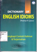 Dictionary of English Idioms