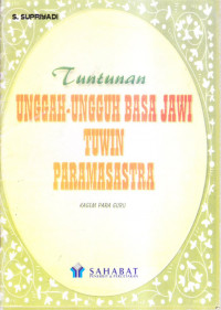 Tuntunan Unggah-Ungguh Basa Jawi Tuwin Paramasastra